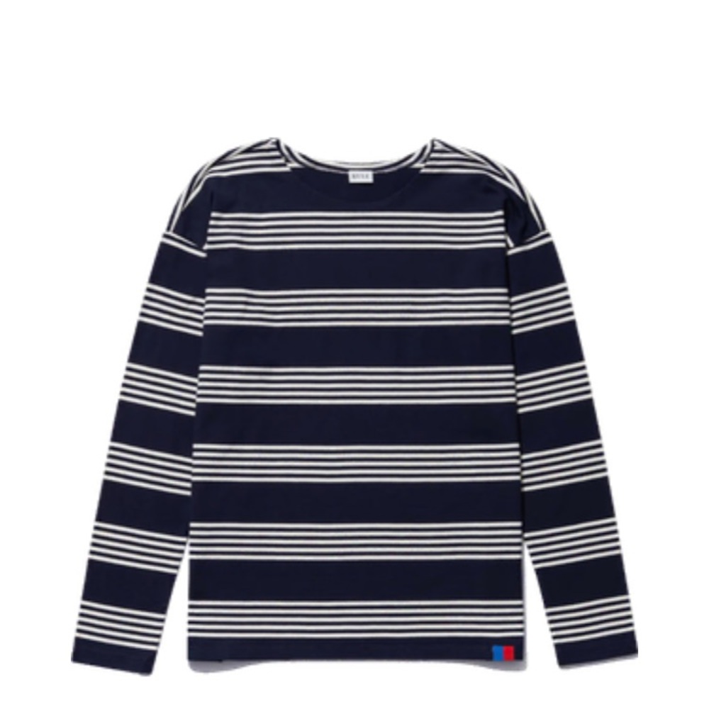 Kule The Mister bundle striped t-shirt, navy/cream, size M